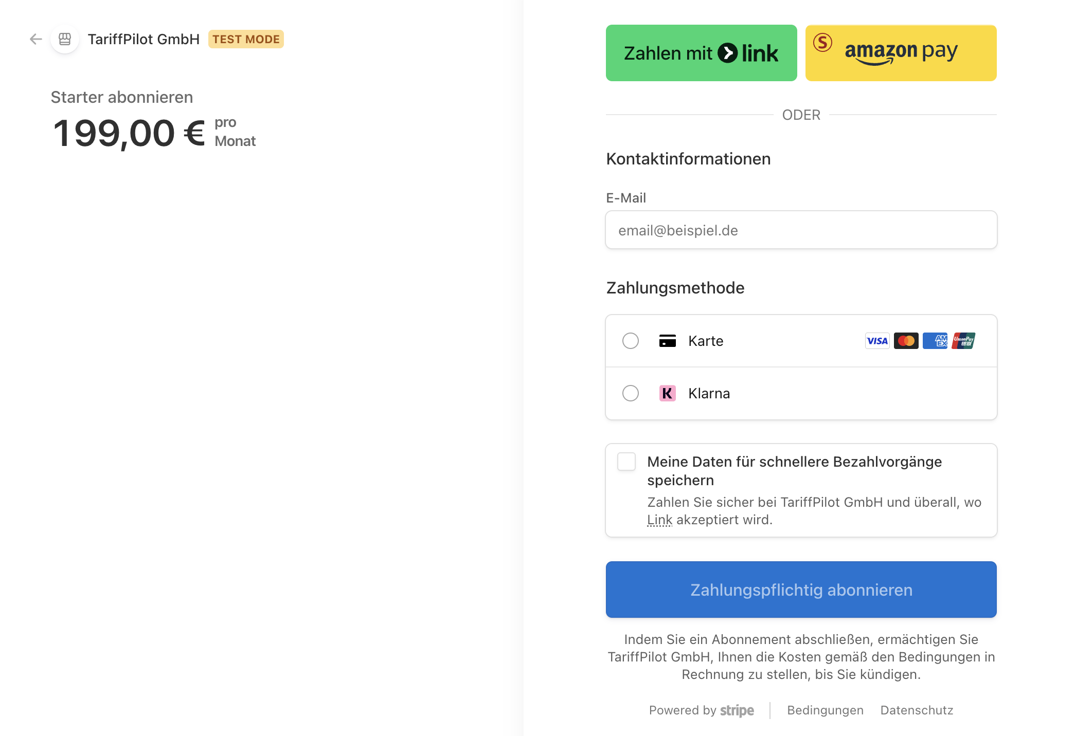 Stripe Checkout Stripe Checkout